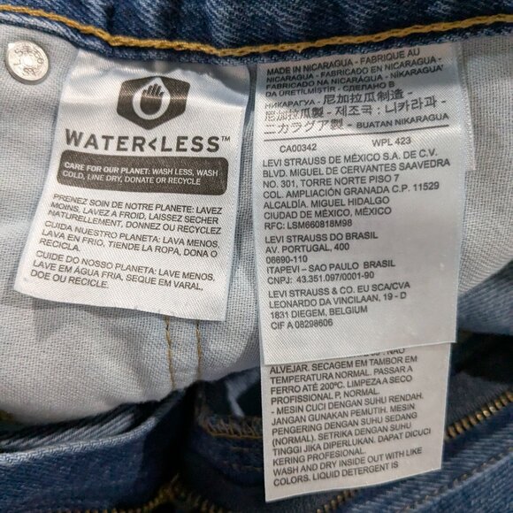 Levi Strauss & Co. Men's Denim Jeans 505 Classic Straight Leg Cotton W44 L30 - Picture 12 of 15